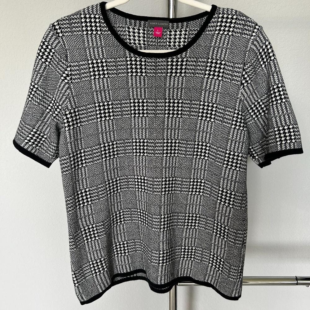 Vince Camuto Short Sleeve Sweater
